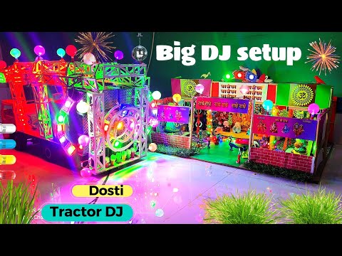 Big dj truck setup | dj truck loading | homemade cardboard dj kaise banaye | tech toyz