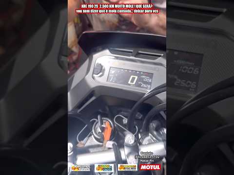 XRE 190 2025! Mola cansada? erro de projeto,? vcs quem diz! #moto #mole #honda #amortecedor #xre190