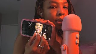 Mia ASMR giving ASMR…to Mia ASMR + mouth sounds + tapping