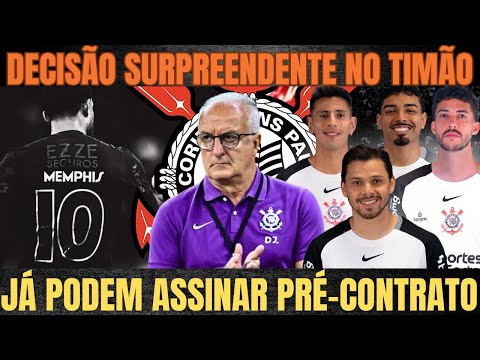 DECISÃO SURPREENDENTE sobre MEMPHIS no TIMÃO| PRÉ CONTRATO PODE ser  FEITO| TREINO COMPORTAMENTAL