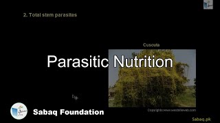 Parasitic Nutrition