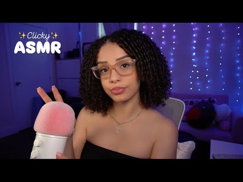 ASMR | Pure Clicky Whispers + Trigger Words w/ Mouth Sounds, Word Repetition, inaudible & more✨