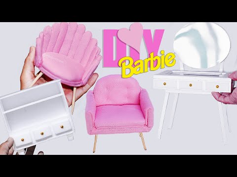 Como Fazer Cadeira pétala/concha para Boneca Barbie