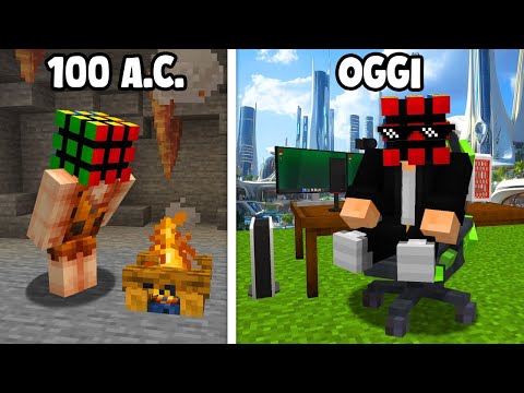 MI EVOLVO da UOMO PREISTORICO a UOMO MODERNO su MINECRAFT!!