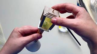 DIY Mini Street Lamp from LED Candle | Easy Craft Tutorial