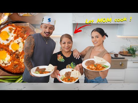 MY MOM COOKED HUEVOS AHOGADOS FOR ME AND ALEX!