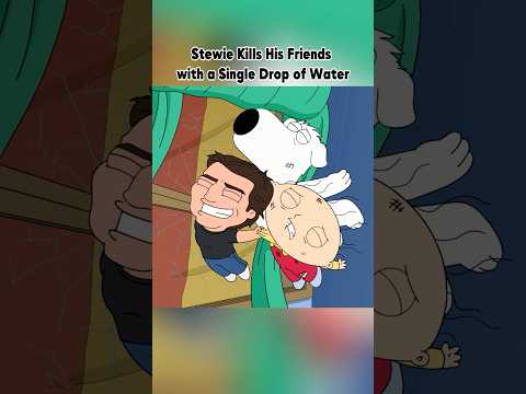 One Drop of Water Takes Out Stewie’s Friend #familyguy #funny #usa