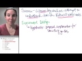 Experimental Design and Hypothesis Testing
