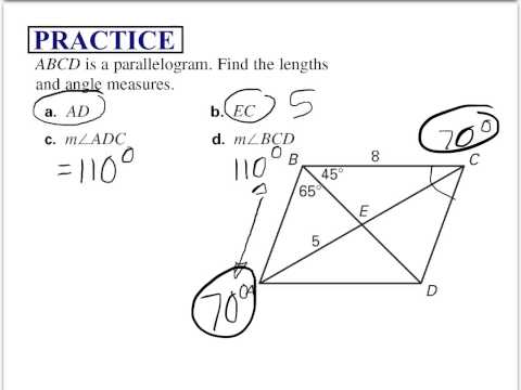 6 2 Parallelogram Worksheet Answer, Jobs EcityWorks
