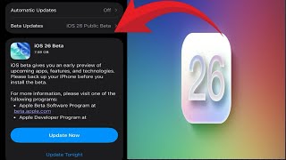 How to Enroll Public Beta in iPhone | Install ios 26 Public Beta |  😍
