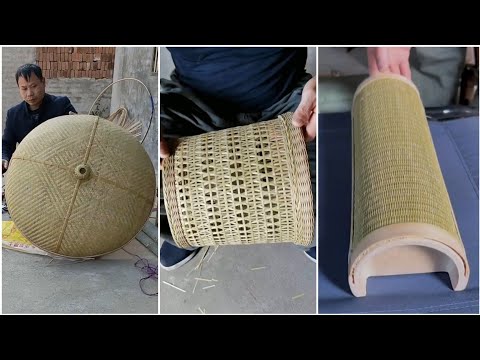 Bamboo Crafts - Awesome bamboo craft making - How to make wonderful crafts from bamboo@EATINGMUKBANG43