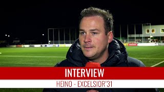Screenshot van video Jos van der Veen: "De wedstrijd killen op een volwassen manier" | Heino - Excelsior'31