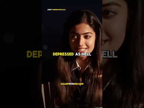 Everyone Says I'm Happy☺️ But Everyone Depressed As Hell? - Rashmika Mandana ❤️?