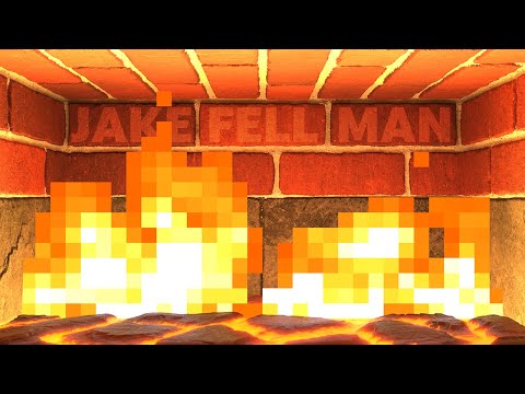 Minecraft Fireplace 10 hours - 8K