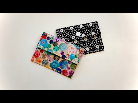 Coudre un porte -cartes# Tuto facile # couture Madalena