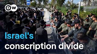 YouTube video thumbnail:  How a Fight Over Military Service Reveals a Major Split in Israeli Society