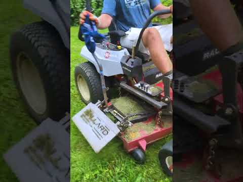 🐐GOAT Mower Attachment!? #lawncare #tips #ballard #shorts