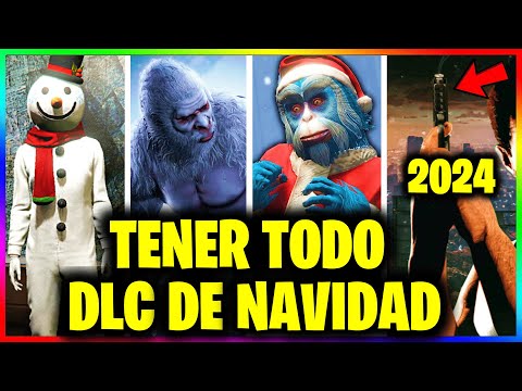 ¿Cómo TENER TODO el DLC de NAVIDAD? 2024 | YETI, GOOCH, HAULER FESTIVO, MUÑECO & MÁS GTA Online