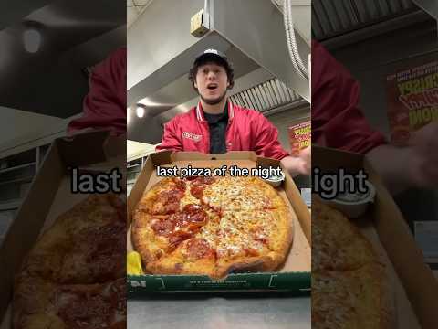 WHO ORDERED 5 minutes before we close?!? #pizza #youtube #youtubeshorts #better