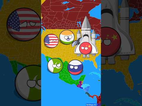 USA steals moon part 12 | Countries In a Nutshell | #countryball #nutshell #worldprovinces #viral