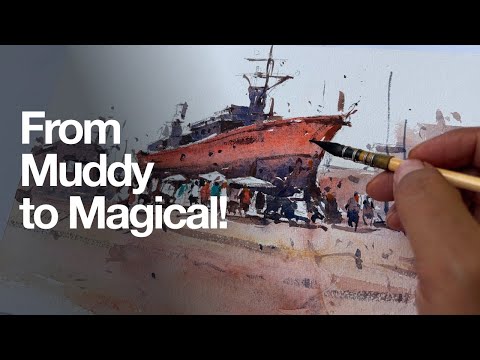 Best Beginner Watercolor Technique to Paint Clean & Vibrant Art!
