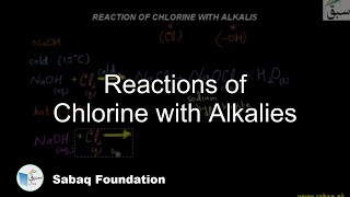 Reactions of Chlorine with Alkalies