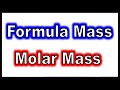 Calculating Formula and Molar Mass of Compounds