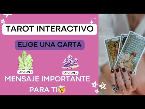 ESCOGE UNA CARTA 🔮 QUE ESTA PASADO EN TU VIDA? NUEVO AMOR O EX REGRESA? Tarot interactivo