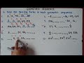 Geometric Sequences and Common Ratios