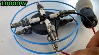 5 Awesome new create 10000w free electricity energy use working 100% with pvc copper wire