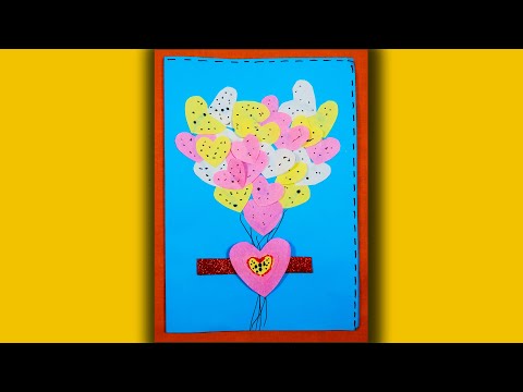 How to make Mother's Day Card / Paper craft / Easy to make/ how to make/ miniature craft/ school DIY