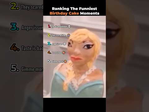 Ranking The Funniest Birthday Cake Moments 🤣 #shorts #funny #ranking #tiktok