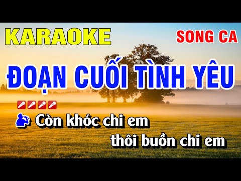 Karaoke Đoạn Cuối Tình Yêu Song Ca Nhạc Sống | Nguyễn Linh