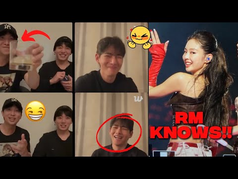 RM tease V about Jennie on their live plus updates {taennie}