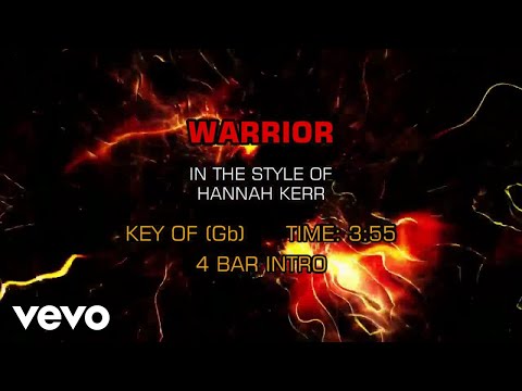 Hannah Kerr – Warrior (Karaoke)