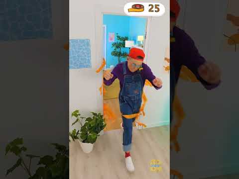 تحدي الشريط اللاصق المجنون! 💥 تحدي 100 طبقة #مضحك