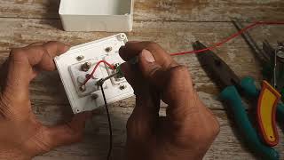 Ek Switch Ek Socket Connection /1 Socket 1 Switch Connection /Extension Board Wiring /Electric Board
