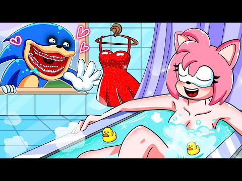 Shin SONIC Tapes Steals Amy's Dress!! - Very Funny Story - Sonic The Hedgehog 3 Animation