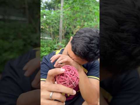 Buat bola karet ukuran jumbo 🔥 #football #tutorial #tarkam #sepakbola