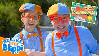 Red Light, Green Light in Philly! 🚦🎉 | Be Like Blippi | Blippi Educational Videos for Kids