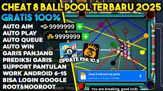 GRATIS‼️CHEAT 8 BALL POOL TERBARU 56.10.4 FREE AIM TOOL AUTOPLAY MOD MENU EV LOADER 2025 ANTI BAN