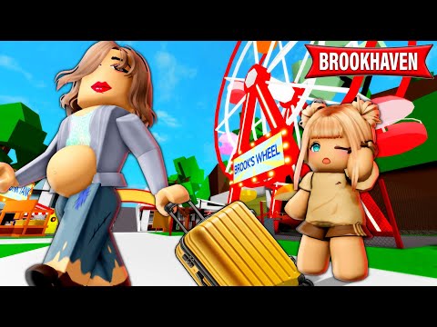 A MENINA FOI ABANDONADA pela MÃE no PARQUE de DIVERSÕES 😭 | Historinhas Brookhaven Roblox