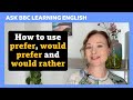 Understanding 'Prefer' and 'Rather' Usage