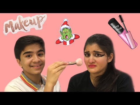My Brother does my Makeup - Challenge