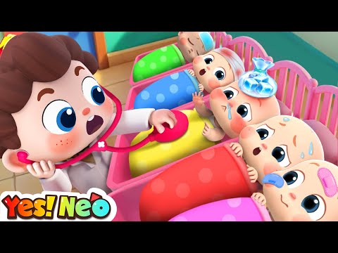 Ten Little Babies Boo Boo Song | Are You Sleeping | Nursery Rhyme & Kids Song | Yes! Neo