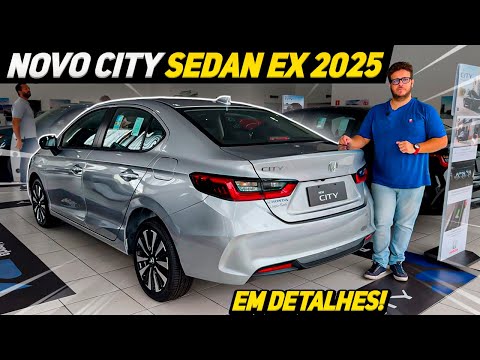 NOVO HONDA CITY SEDAN EX 2025 - O MELHOR CUSTO/BENEFICIO DA LINHA