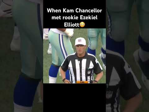 I've never seen Chancellor get moved like that #kamchancellor #ezekielelliott #cowboys #zingersports