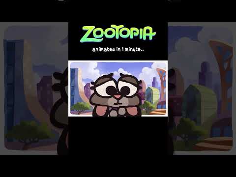 Zootopia in ONE MINUTE #shorts