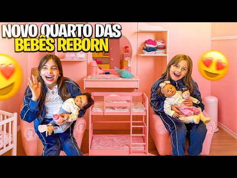 FIZEMOS UM QUARTO DE VERDADE PARA AS BEBÊS REBORN *Apaixonadas !