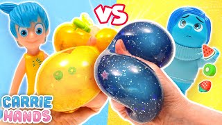 Inside Out 2 Characters Make DIY Squishies With Fun Textures | Craft Videos For Kids